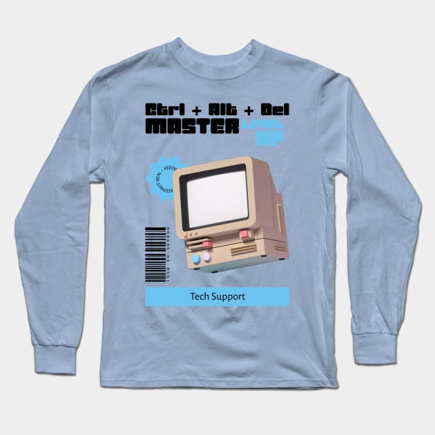 ctrl + alt + del master Long Sleeve T-Shirt by juinwonderland 41